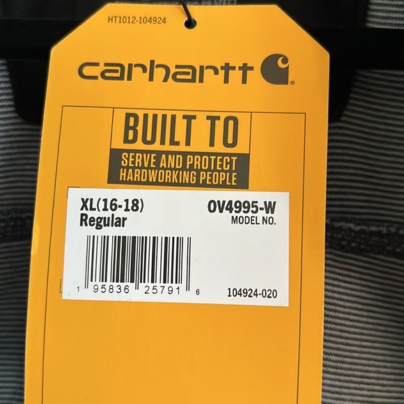 Carhartt Fleece button Up Hooded Vest 🖤🖤🖤 - Picture 4 of 6